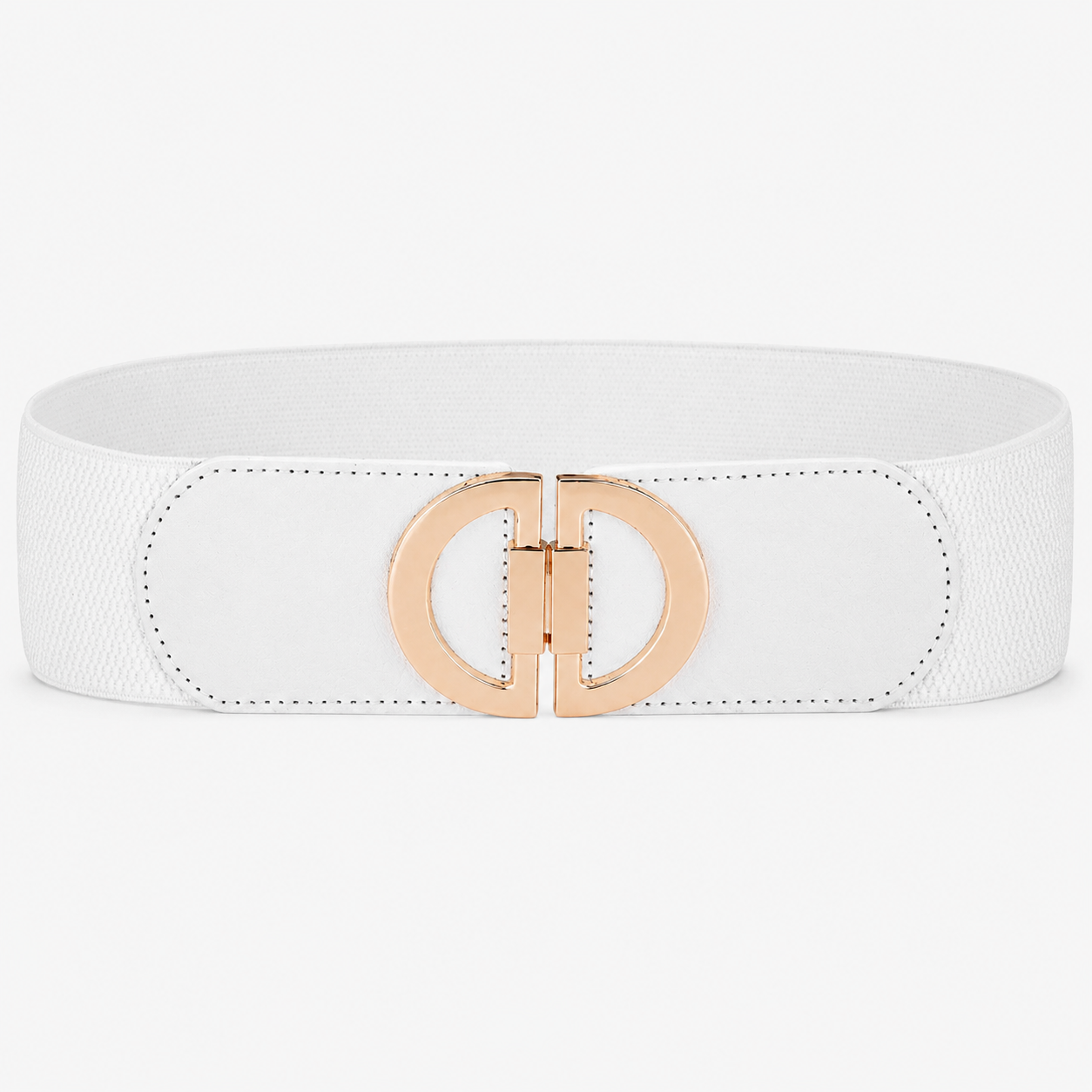 Ceintures Taille Élastique Large Blanc Univers Ceinture