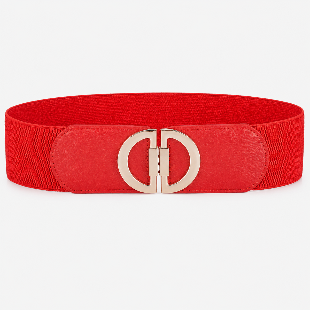 Ceintures Taille Élastique Large Rouge Univers Ceinture
