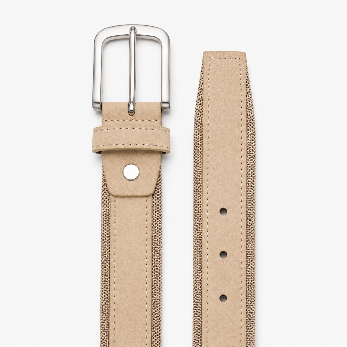 Ceintures Toile Oxford En Suède Avec Boucle Ardillon détail Homme Univers Ceinture