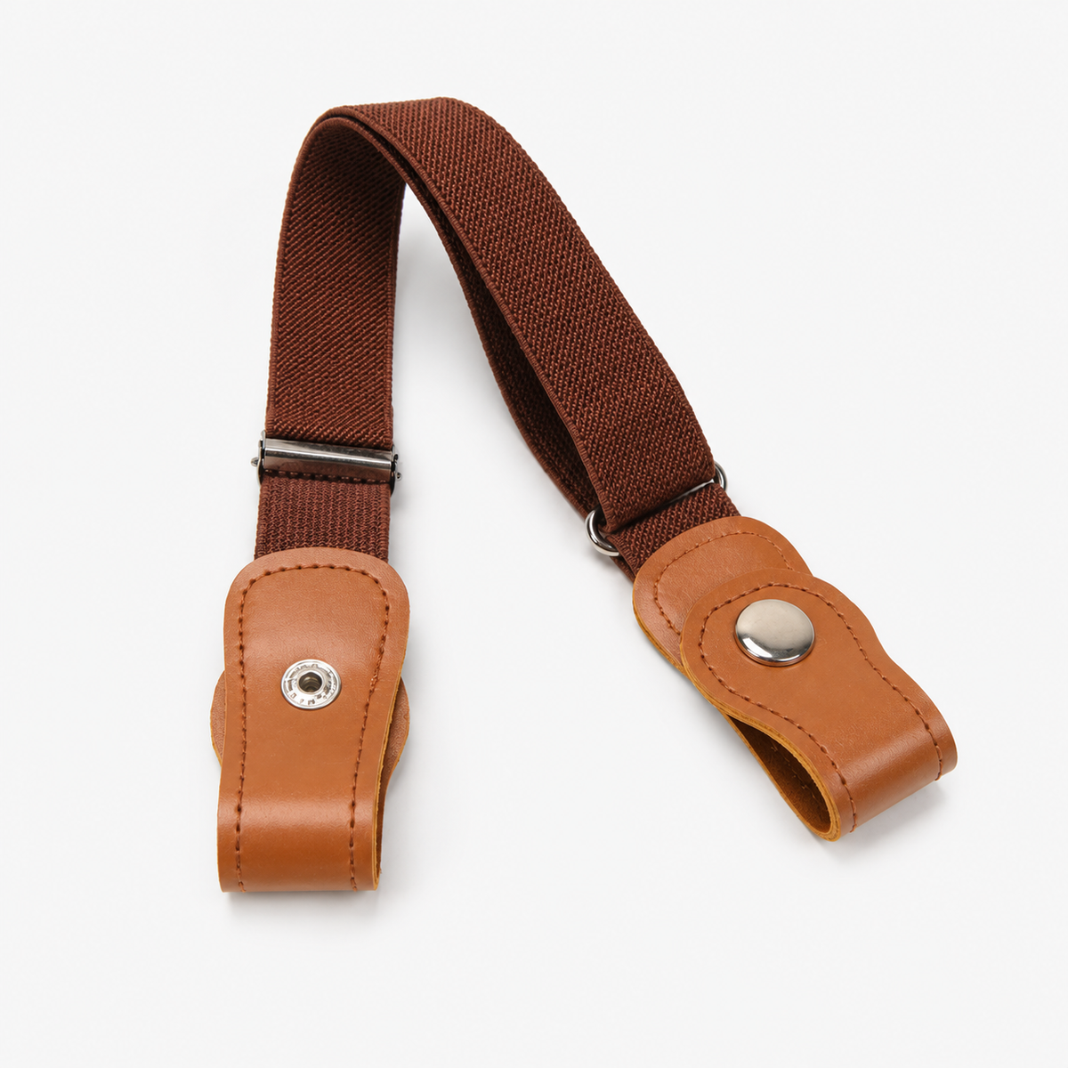 Ceintures Toile Élastique Marron Sans Boucle Univers Ceinture