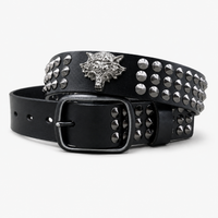 Ceinture Cuir Femme Pour Jean Cloutée Loup Univers Ceinture