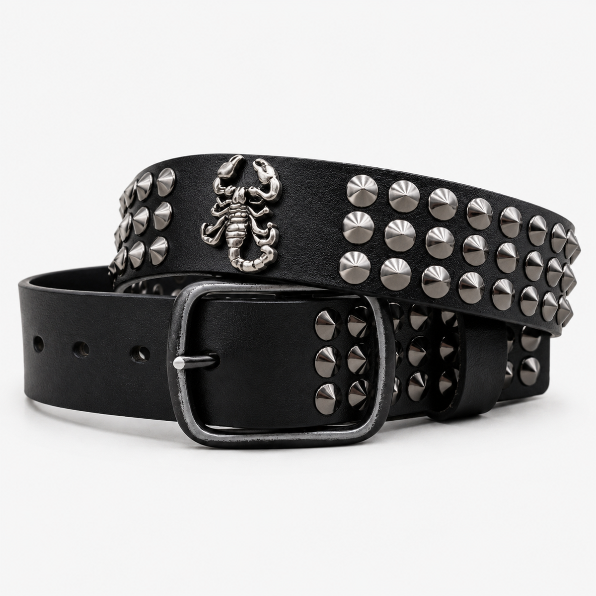 Ceinture Cuir Femme Pour Jean Cloutée Scorpion Univers Ceinture