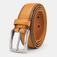 Ceinture À Boucle Ardillon Cuir Camel Homme univers Ceinture