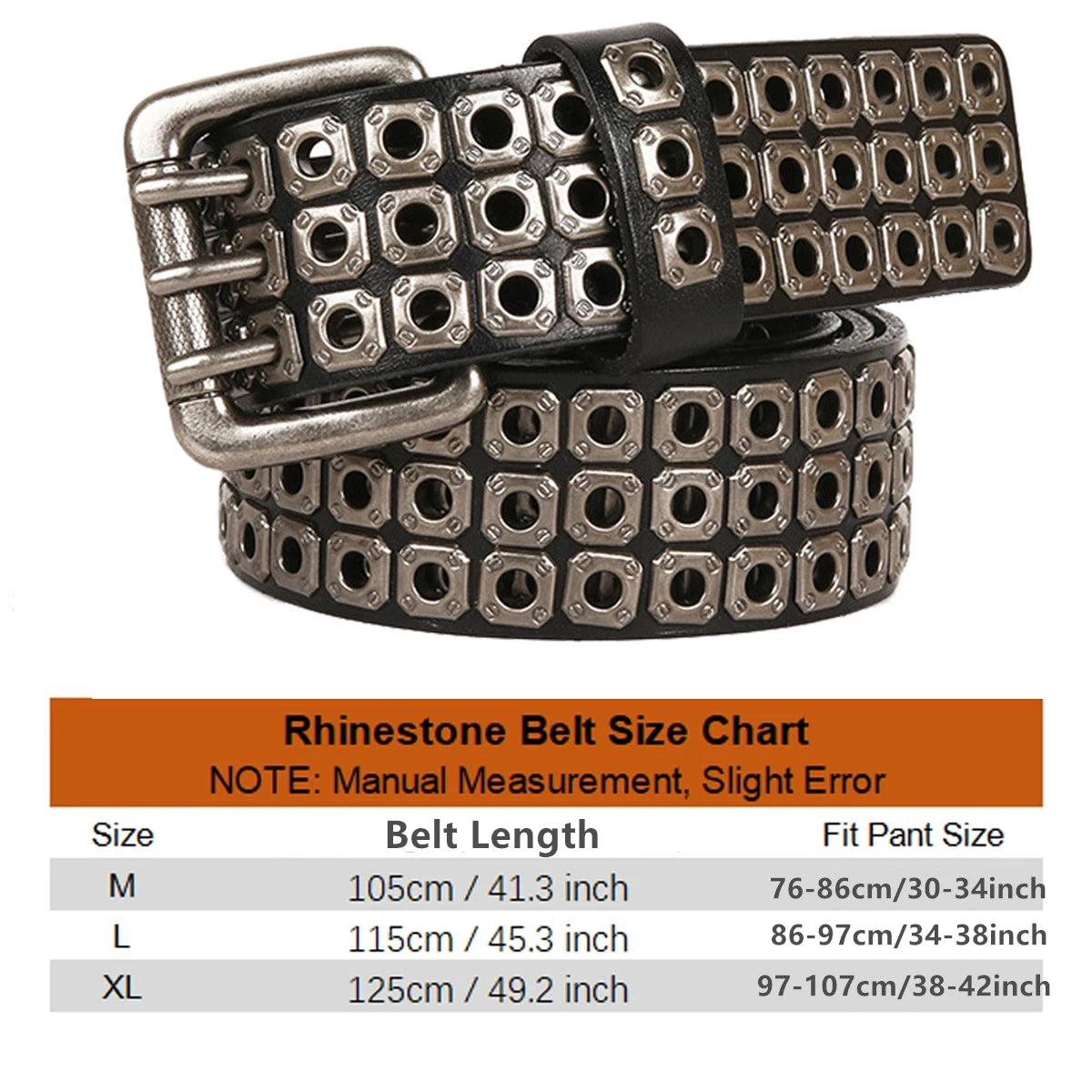 Ceinture Cuir Femme Pour Jean Cloutée