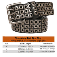 Ceinture Cuir Femme Pour Jean Cloutée