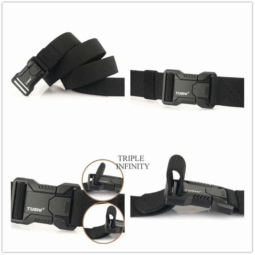 Ceinture Tactique Élastique En Alliage D’Aluminium