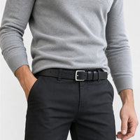 Ceinture Cache-Billets De Sécurité En Simili-Cuir Noir