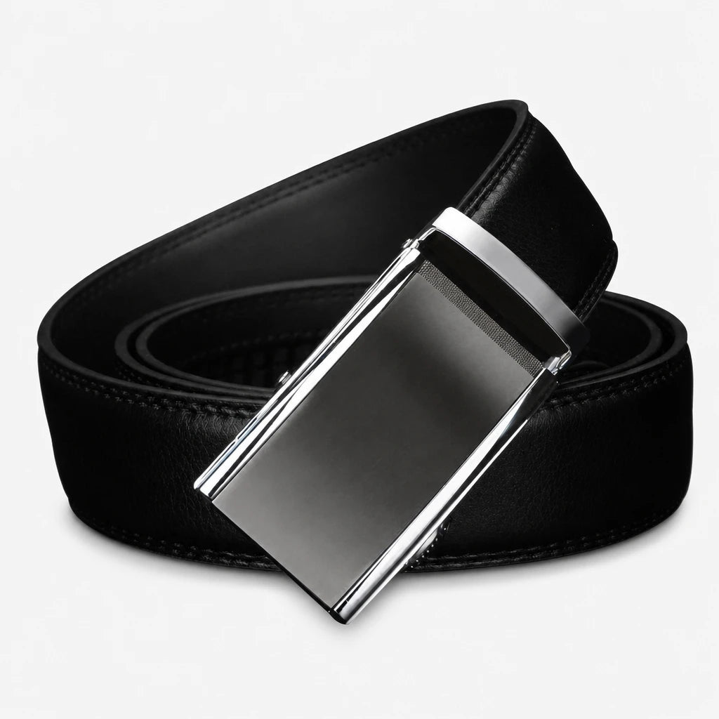 Ceinture De Sécurité Réglable Homme En Cuir De Vachette
