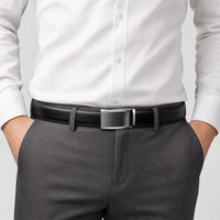 Ceinture De Sécurité Réglable Homme En Cuir De Vachette