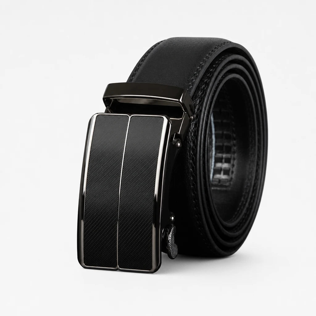 Ceinture En Cuir Homme Boucle Automatique