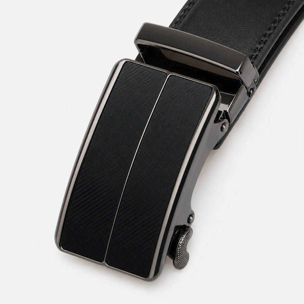 Ceinture En Cuir Homme Boucle Automatique
