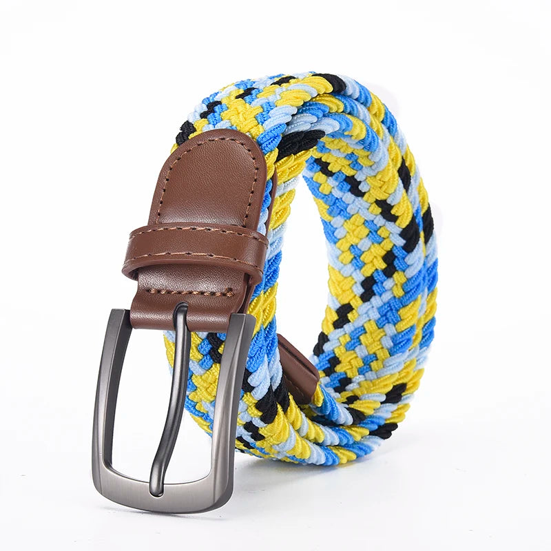 Ceinture Femme Élastique Tressée Motif 1 Univers Ceinture