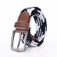 Ceinture Femme Élastique Tressée Motif 3 Univers Ceinture