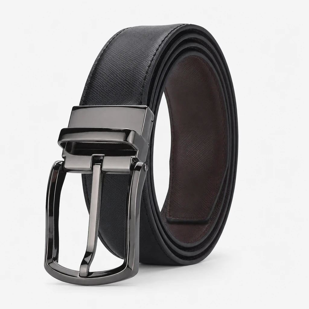 Ceinture Réversible Cuir Véritable