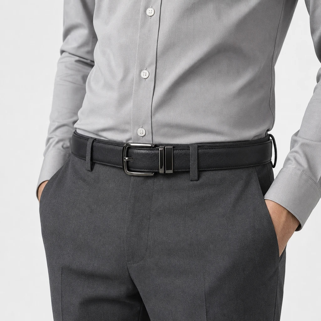 Ceinture Réversible Cuir Véritable