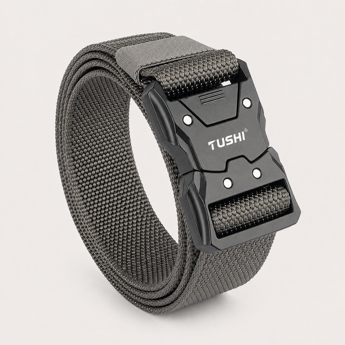 Ceinture Homme Toile Militaire Dark Grey Univers Ceinture