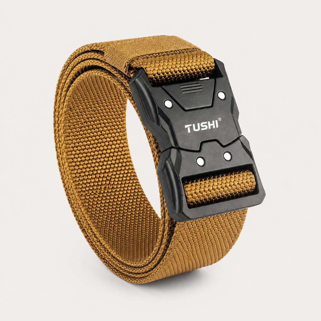 Ceinture Homme Toile Militaire Wolf Brown Univers Ceinture