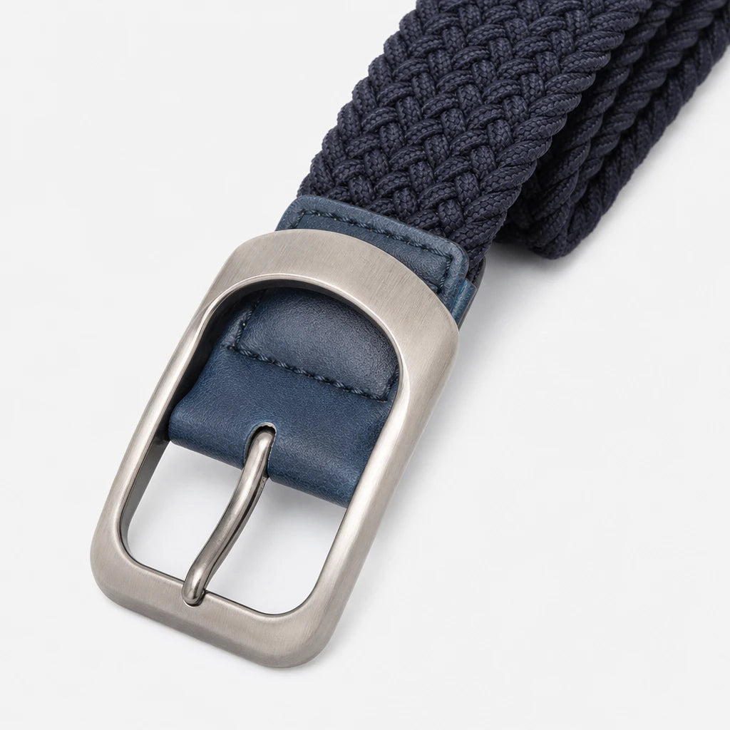 Ceinture Tressée Élastique En Polyester