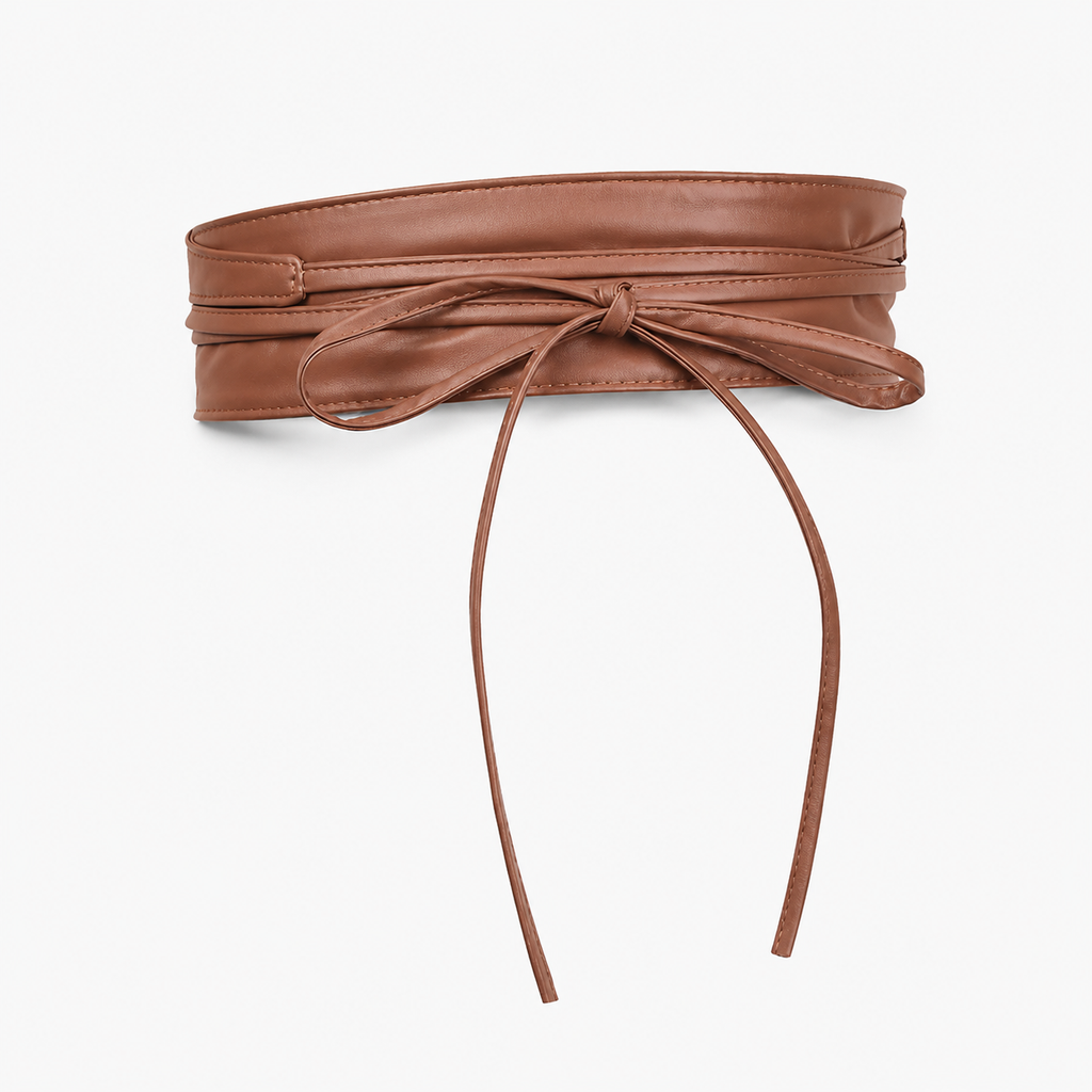 Ceintures Femme Large En Simili-Cuir Marron Univers Ceinture